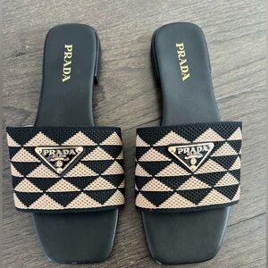 Prada sandals - gently used.